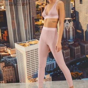 Pink Bralette and High Rise Legging